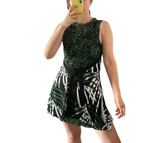 Proenza Schouler Dresses & Skirts - Proenza Schouler Tropical Print Mini Dress Silk Size 4